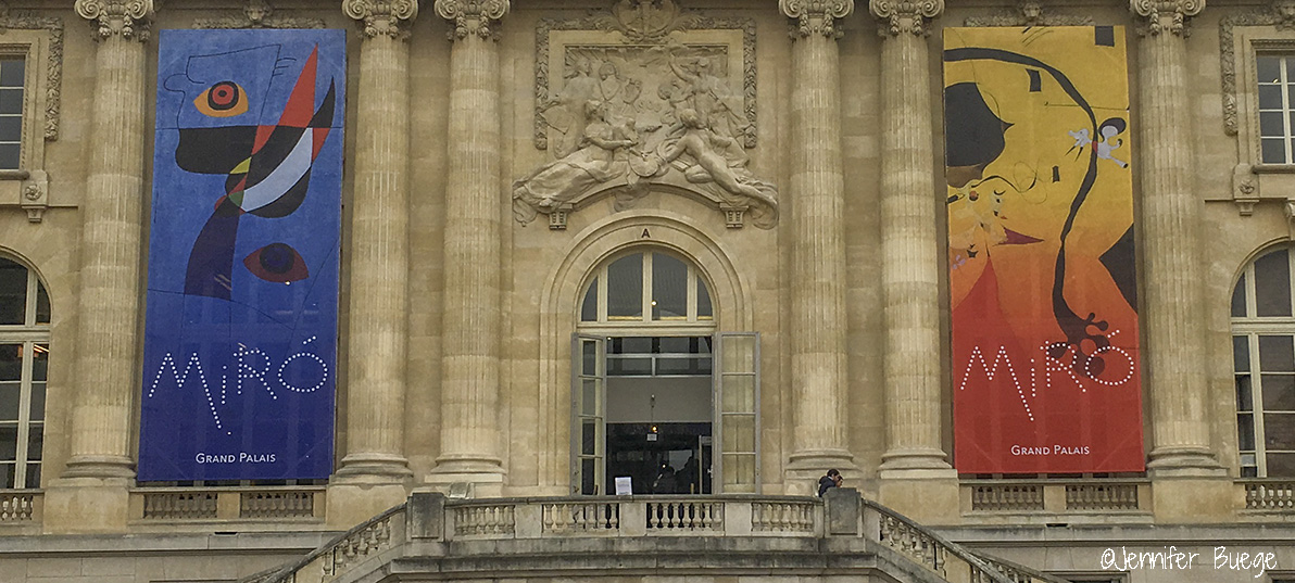 The Joan Miró exhibit at the Grand Palais in Paris