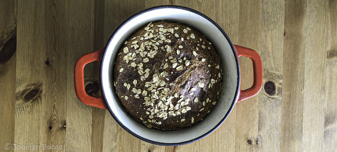 No-Knead Oat Bread