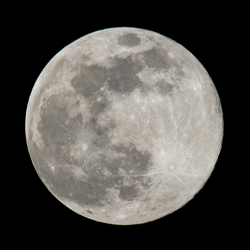 The pink supermoon over Minneapolis